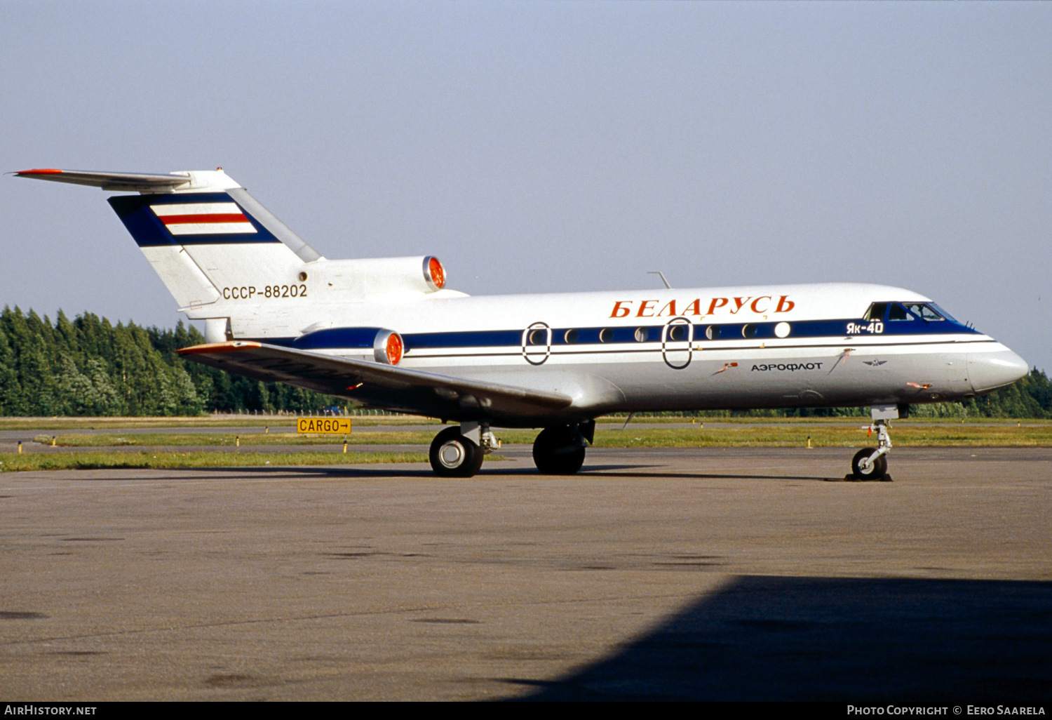 Aircraft Photo of CCCP-88202 | Yakovlev Yak-40 | Belarus Government | AirHistory.net #424116