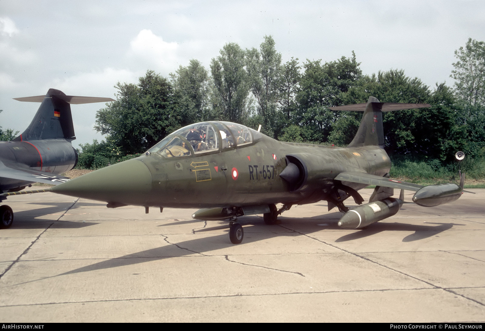 Aircraft Photo of RT-657 | Lockheed CF-104D Starfighter Mk1 | Denmark - Air Force | AirHistory.net #424135