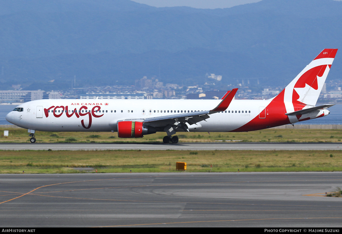 Aircraft Photo of C-GHPE | Boeing 767-33A/ER | Air Canada Rouge | AirHistory.net #424179