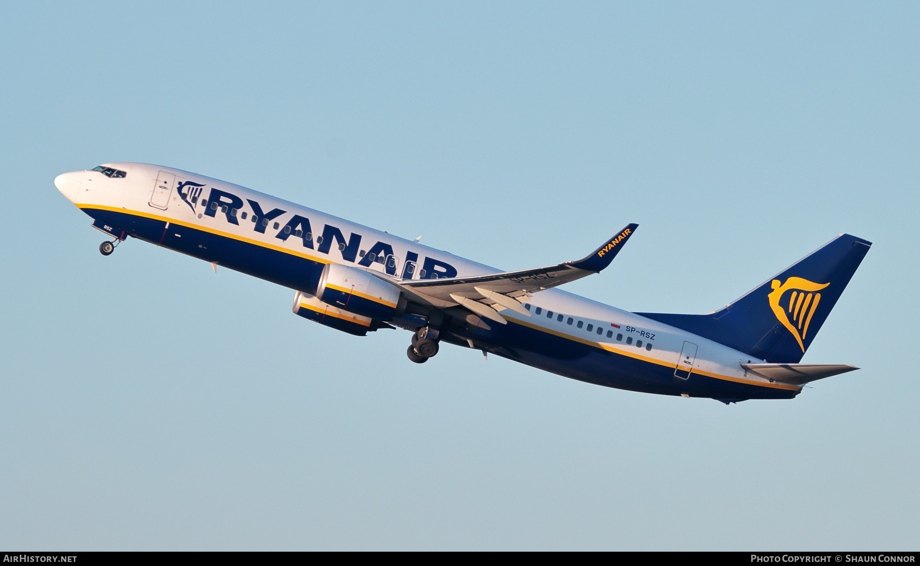 Aircraft Photo of SP-RSZ | Boeing 737-8AS | Ryanair | AirHistory.net #424181
