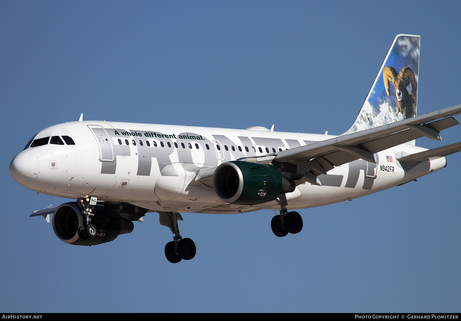Aircraft Photo of N942FR | Airbus A319-111 | Frontier Airlines | AirHistory.net #424187