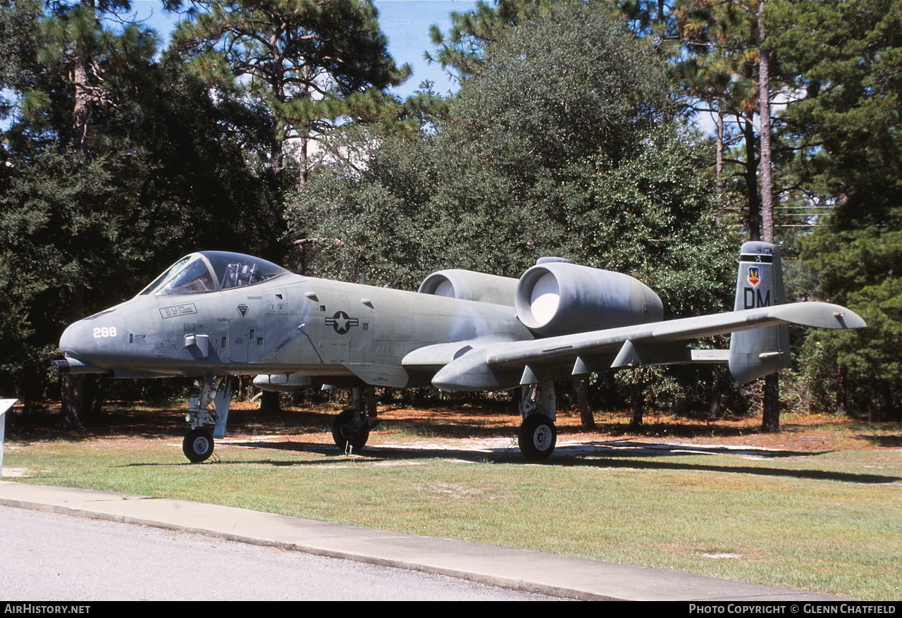 Aircraft Photo of 75-0288 | Fairchild A-10A Thunderbolt II | USA - Air Force | AirHistory.net #424203