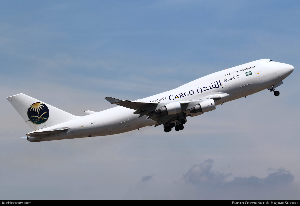 Aircraft Photo of TF-AMF | Boeing 747-412(BCF) | Saudi Arabian Airlines Cargo | AirHistory.net #424215