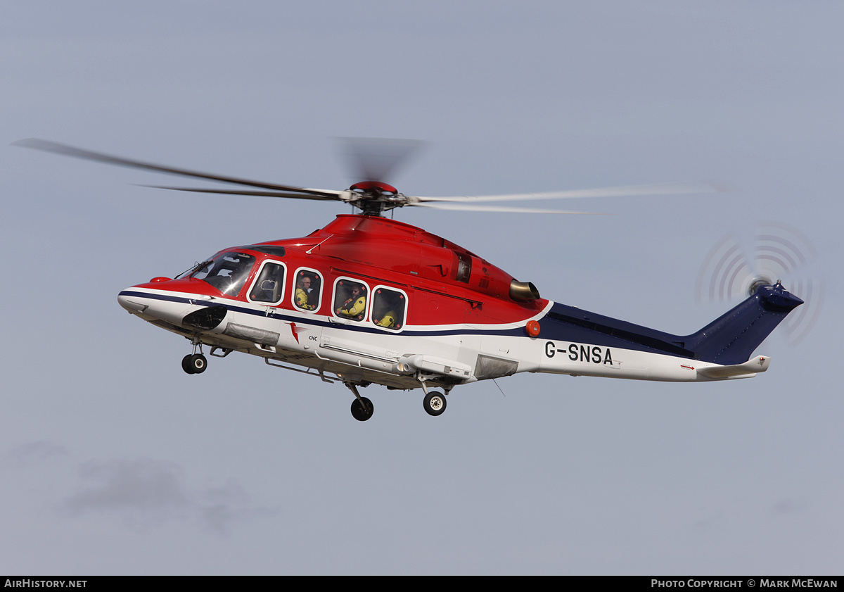 Aircraft Photo of G-SNSA | AgustaWestland AW-139 | CHC Helicopters | AirHistory.net #424217