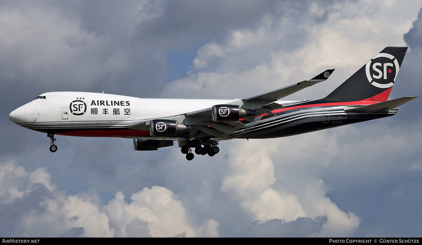 Aircraft Photo of B-2423 | Boeing 747-4EVF/ER/SCD | SF Airlines | AirHistory.net #424233