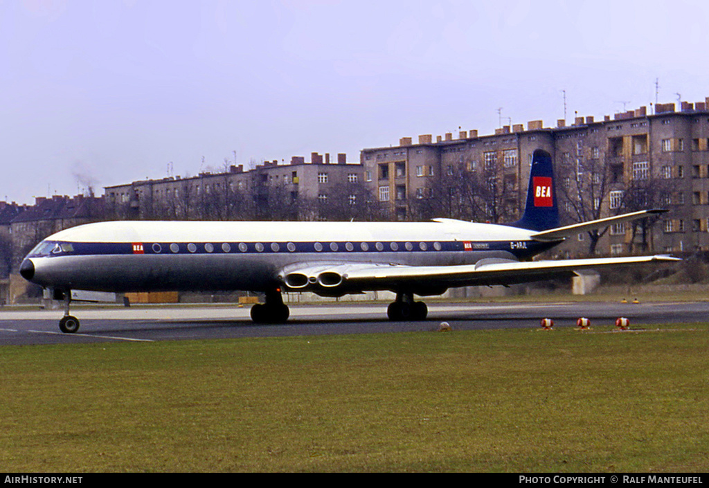 Aircraft Photo of G-ARJL | De Havilland D.H. 106 Comet 4B | BEA - British European Airways | AirHistory.net #424234