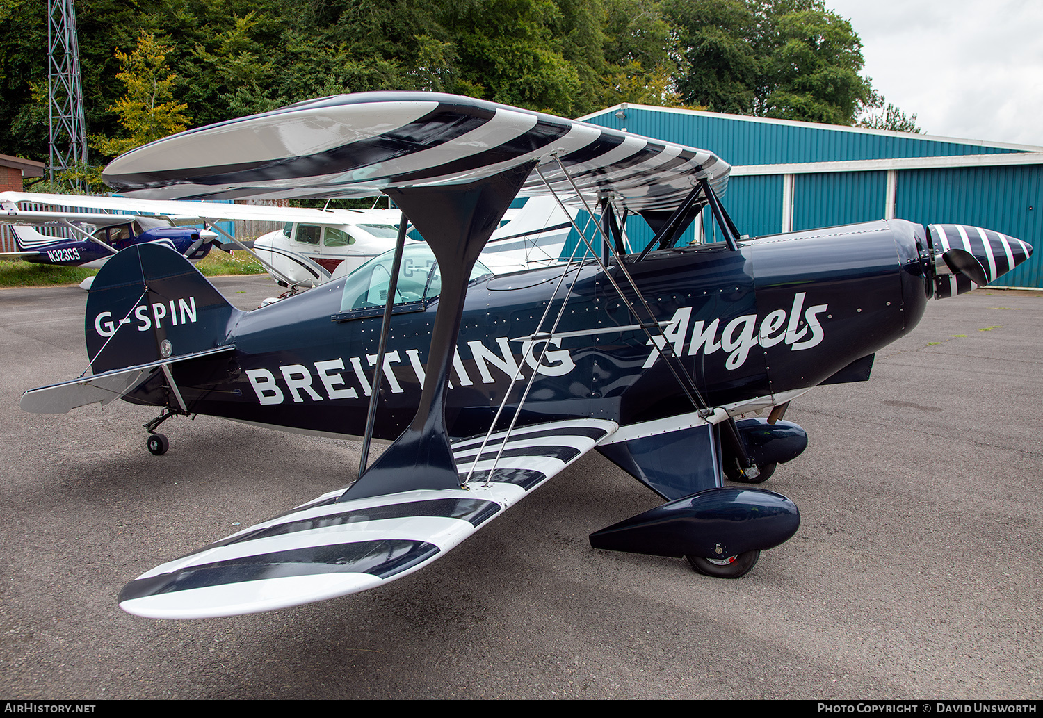 Aircraft Photo of G-SPIN | Aerotek Pitts S-2A Special | Breitling | AirHistory.net #424240