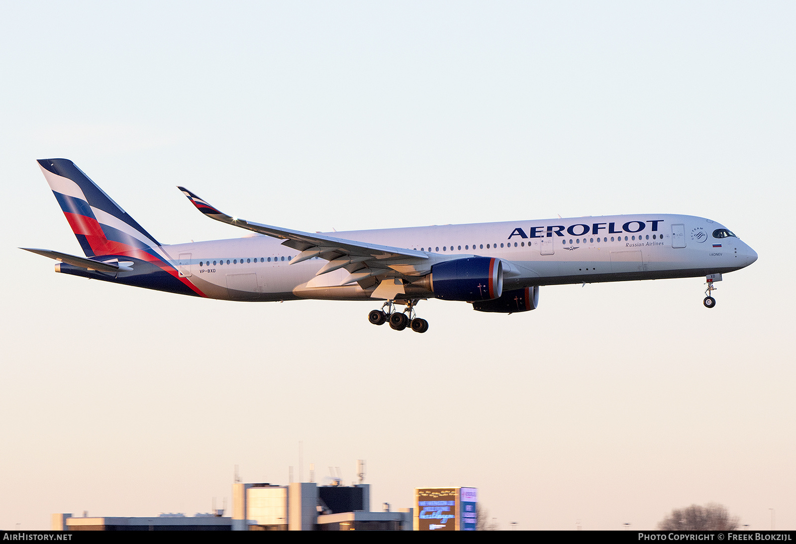 Aircraft Photo of VP-BXD | Airbus A350-941 | Aeroflot - Russian Airlines | AirHistory.net #424244