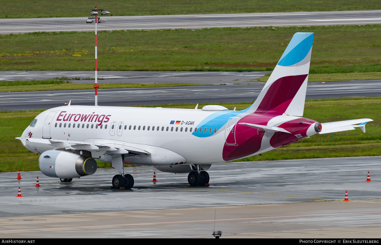 Aircraft Photo of D-AGWK | Airbus A319-132 | Eurowings | AirHistory.net #424255