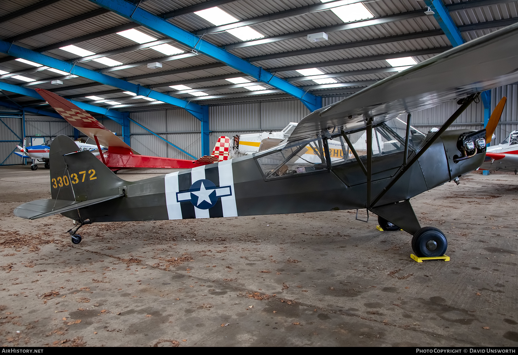 Aircraft Photo of G-AISX / 330372 | Piper L-4H(90) Cub (J-3C-90) | USA - Air Force | AirHistory.net #424262