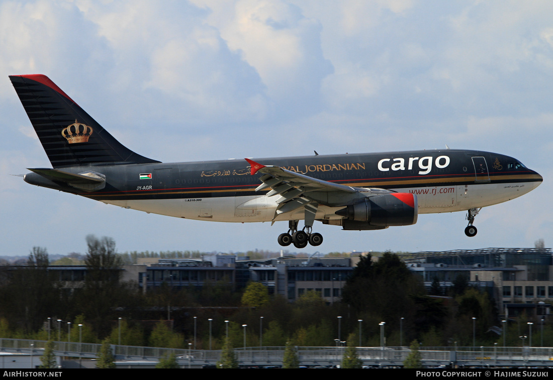 Aircraft Photo of JY-AGR | Airbus A310-304/F | Royal Jordanian Airlines Cargo | AirHistory.net #424266