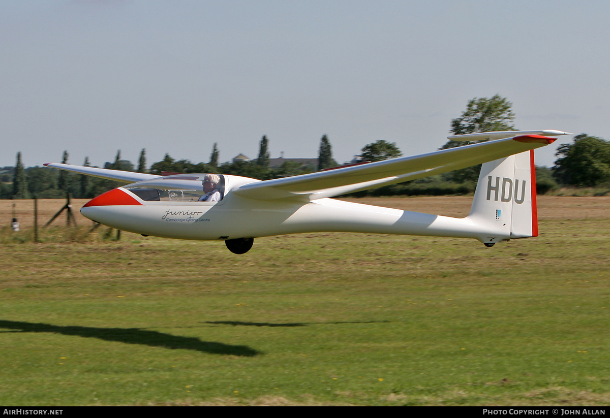 Aircraft Photo of G-CHDU | PZL-Bielsko SZD-51-1 Junior | Cambridge Gliding Centre | AirHistory.net #424301