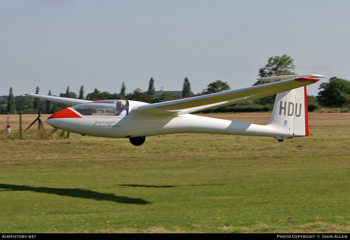 Aircraft Photo of G-CHDU | PZL-Bielsko SZD-51-1 Junior | Cambridge Gliding Centre | AirHistory.net #424301