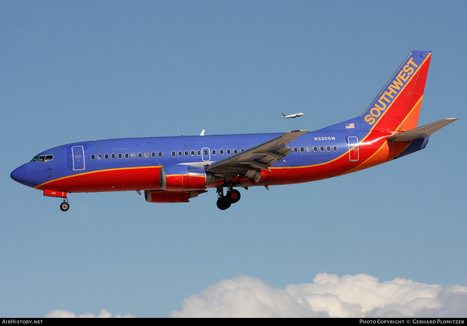 Aircraft Photo of N326SW | Boeing 737-3H4 | Southwest Airlines | AirHistory.net #424307