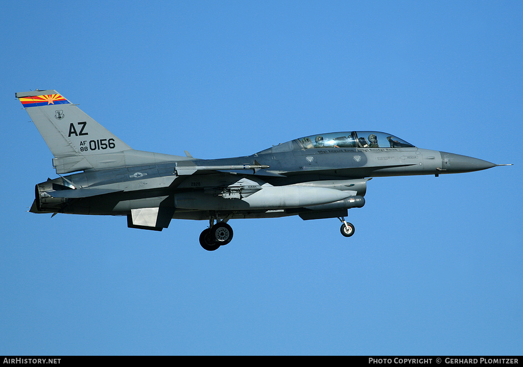 Aircraft Photo of 88-0156 / AF88-0156 | General Dynamics F-16DG Night Falcon | USA - Air Force | AirHistory.net #424332