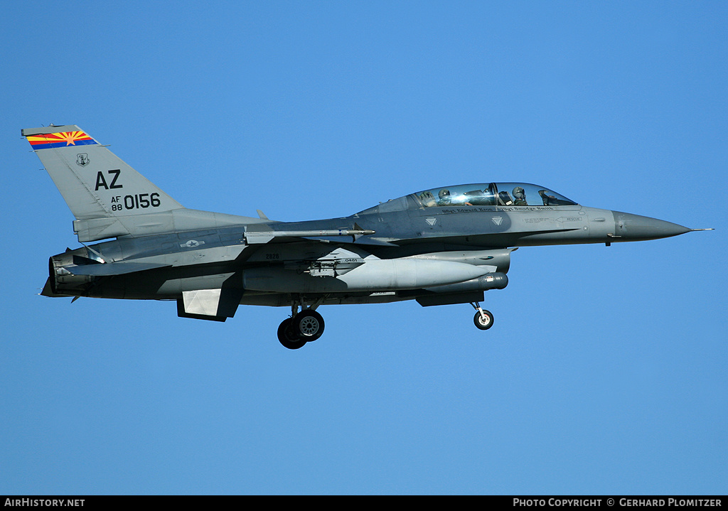 Aircraft Photo of 88-0156 / AF88-0156 | General Dynamics F-16DG Fighting Falcon | USA - Air Force | AirHistory.net #424332