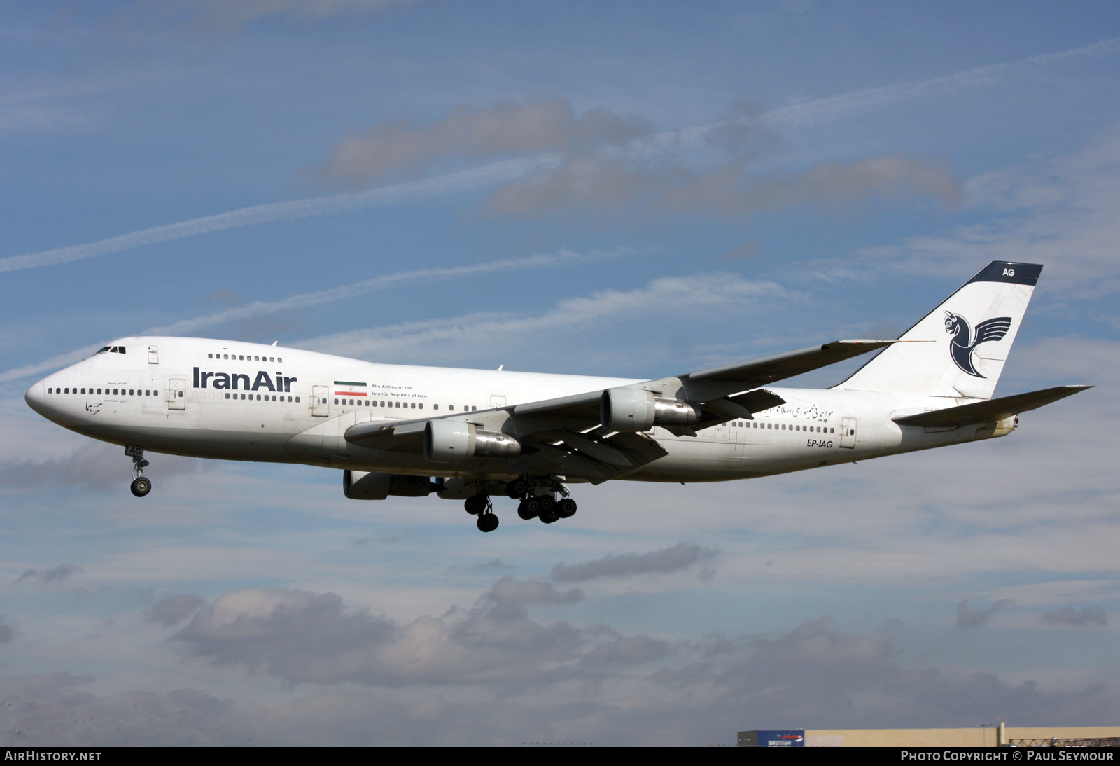 Aircraft Photo of EP-IAG | Boeing 747-286BM | Iran Air | AirHistory.net #424334