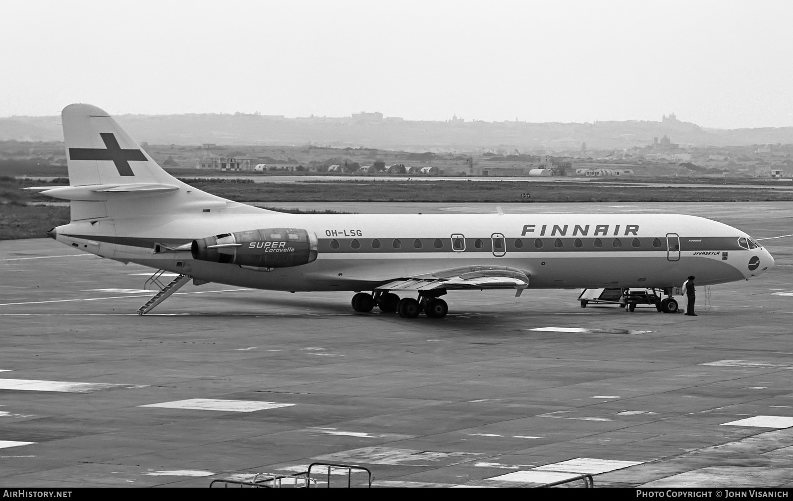 Aircraft Photo of OH-LSG | Sud SE-210 Caravelle 10B3 Super B | Finnair | AirHistory.net #424364