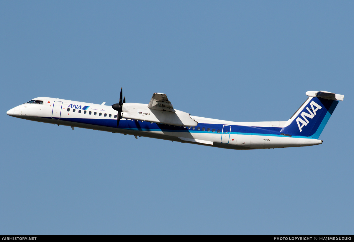 Aircraft Photo of JA855A | Bombardier DHC-8-402 Dash 8 | All Nippon Airways - ANA | AirHistory.net #424368