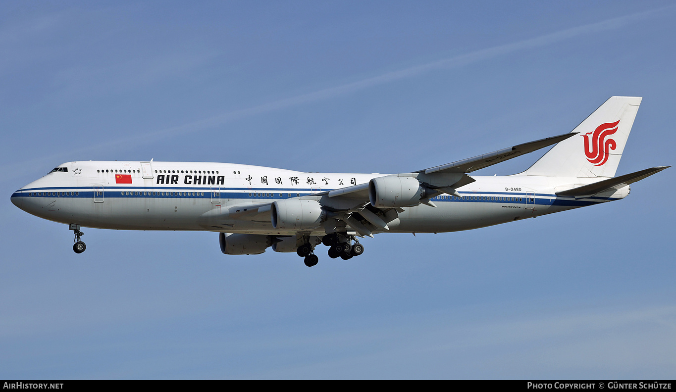 Aircraft Photo of B-2480 | Boeing 747-89L | Air China | AirHistory.net #424376