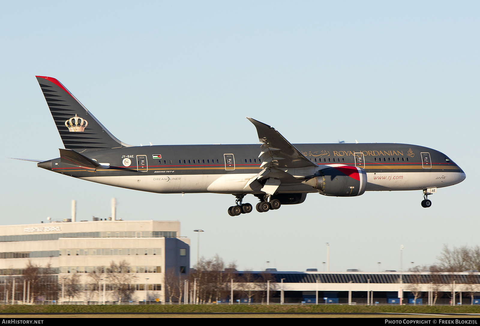 Aircraft Photo of JY-BAE | Boeing 787-8 Dreamliner | Royal Jordanian Airlines | AirHistory.net #424378