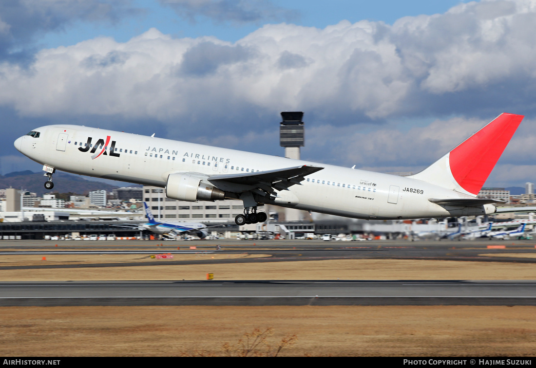 Aircraft Photo of JA8269 | Boeing 767-346 | Japan Airlines - JAL | AirHistory.net #424379