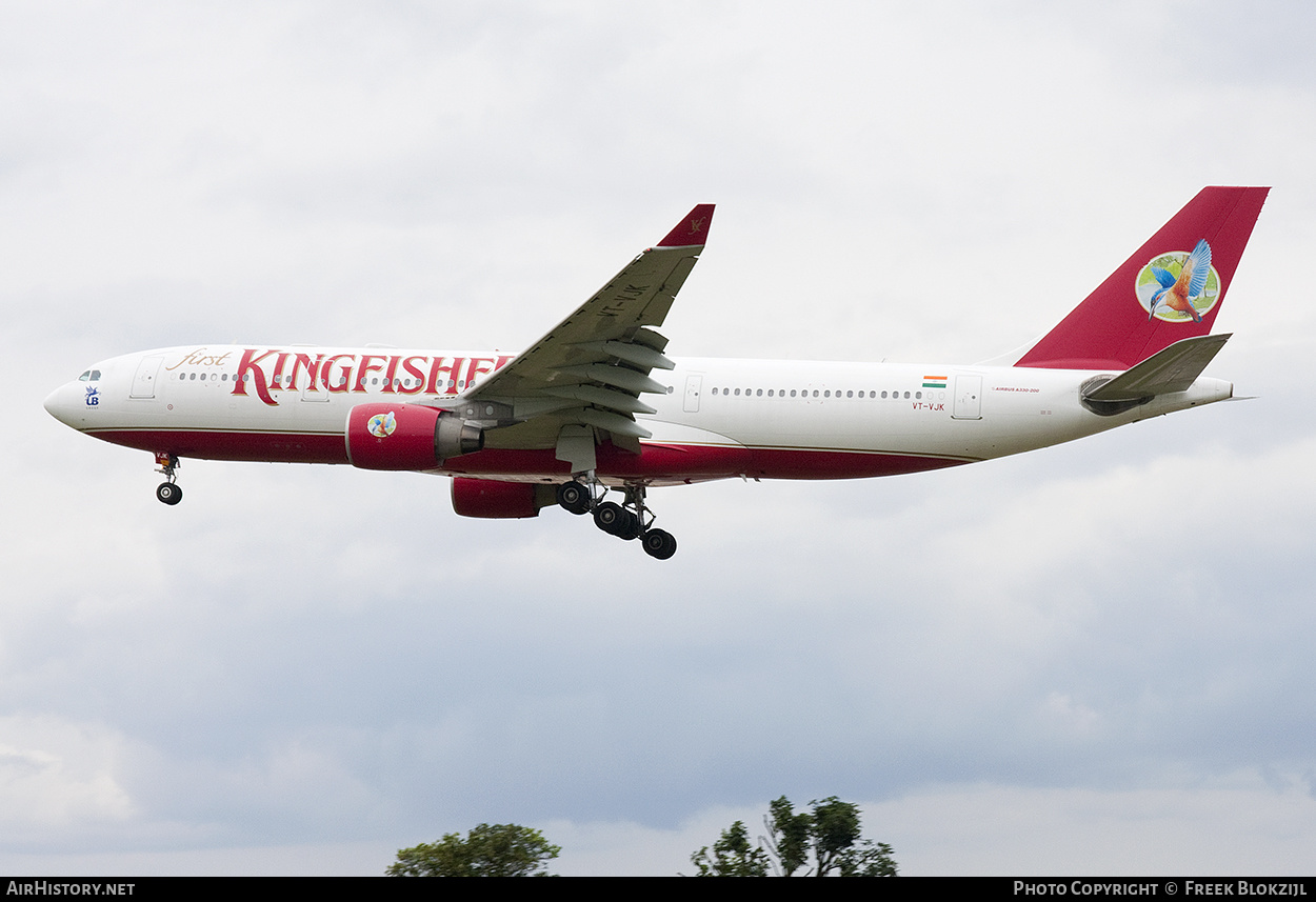 Aircraft Photo of VT-VJK | Airbus A330-223 | Kingfisher Airlines | AirHistory.net #424412