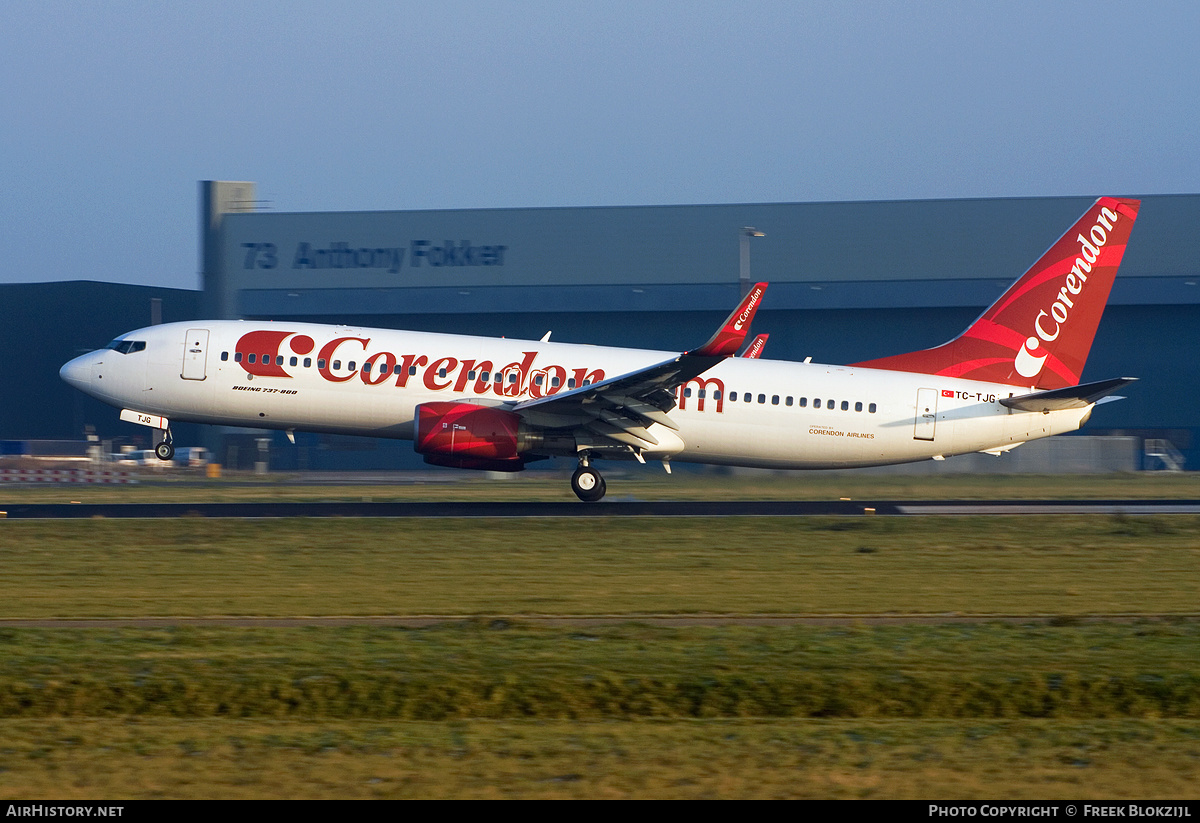 Aircraft Photo of TC-TJG | Boeing 737-86J | Corendon Airlines | AirHistory.net #424417