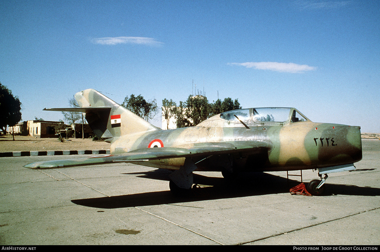 Aircraft Photo of 3224 / ۳۲۲٤ | Mikoyan-Gurevich MiG-15UTI | Egypt - Air Force | AirHistory.net #424434