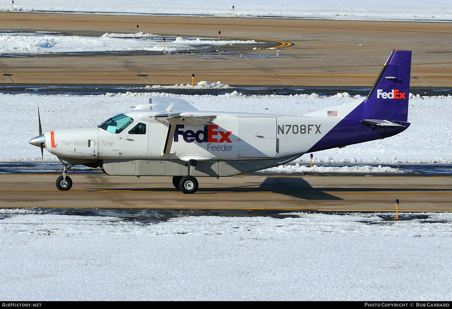 Aircraft Photo of N708FX | Cessna 208B Super Cargomaster | FedEx Feeder | AirHistory.net #424445