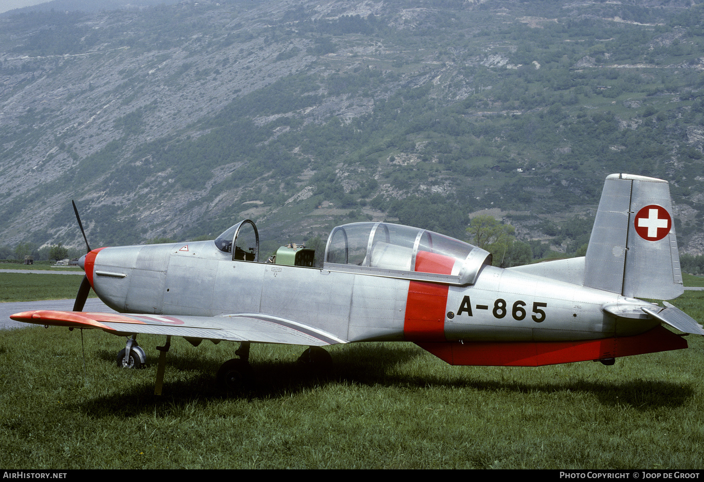 Aircraft Photo of A-865 | Pilatus P-3-05 | Switzerland - Air Force | AirHistory.net #424455