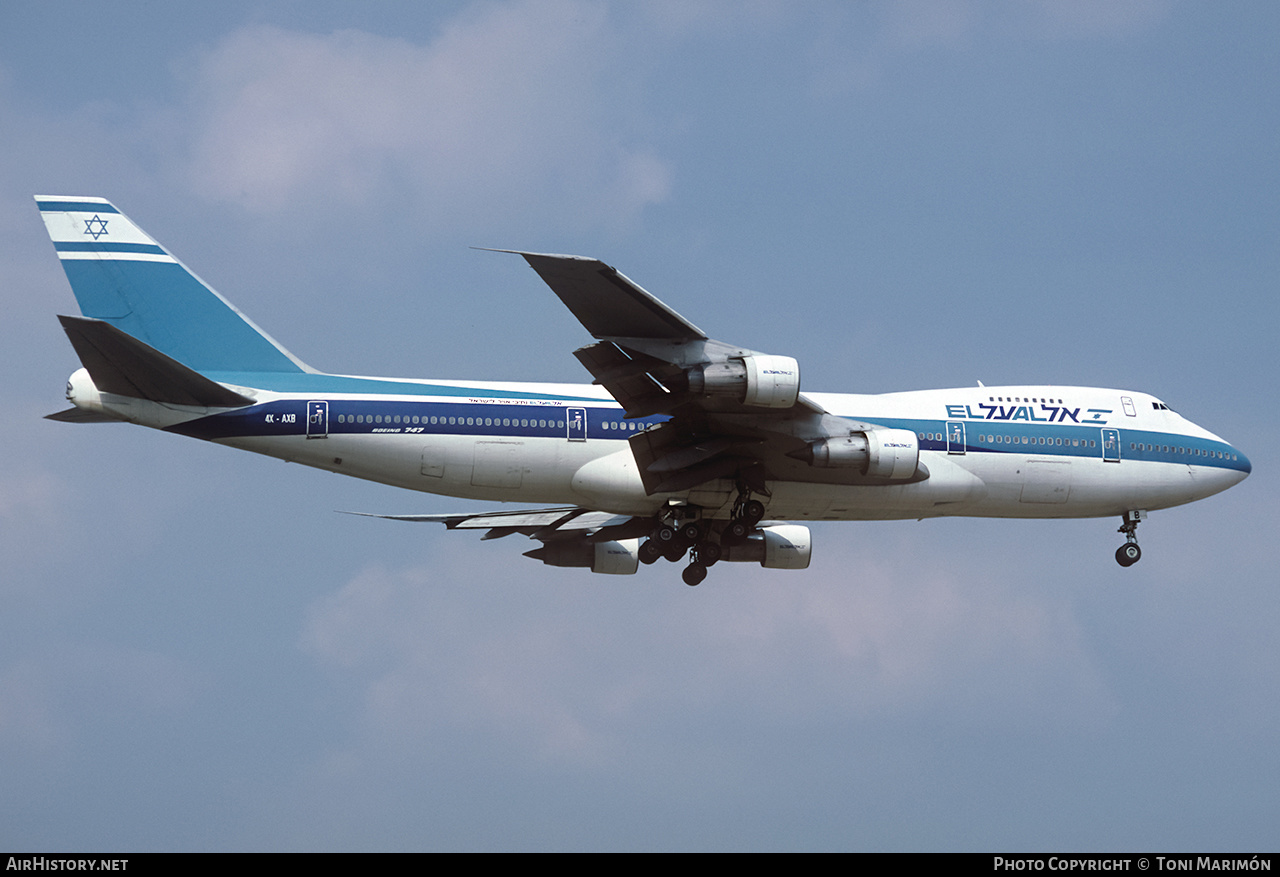 Aircraft Photo of 4X-AXB | Boeing 747-258B | El Al Israel Airlines | AirHistory.net #424479