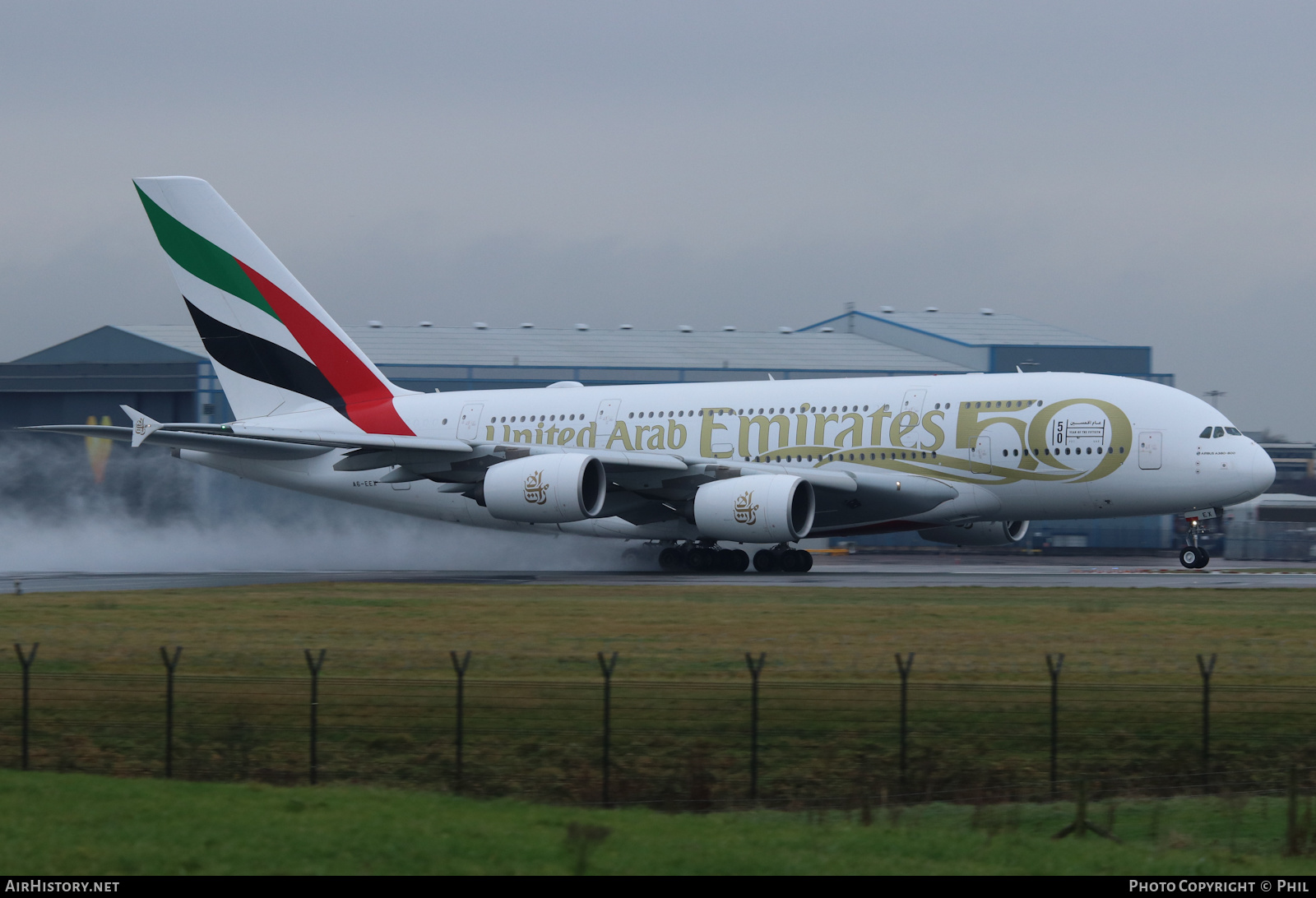 Aircraft Photo of A6-EEX | Airbus A380-861 | Emirates | AirHistory.net #424487