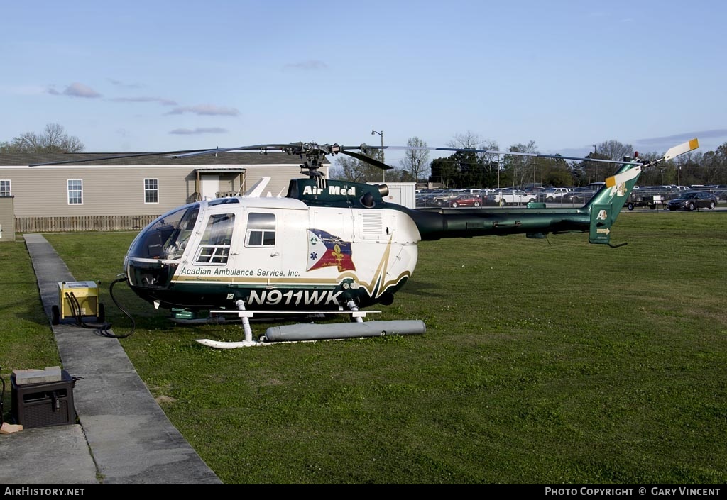 Aircraft Photo of N911WK | MBB BO-105CBS-4 | Acadian Ambulance Service | AirHistory.net #424501