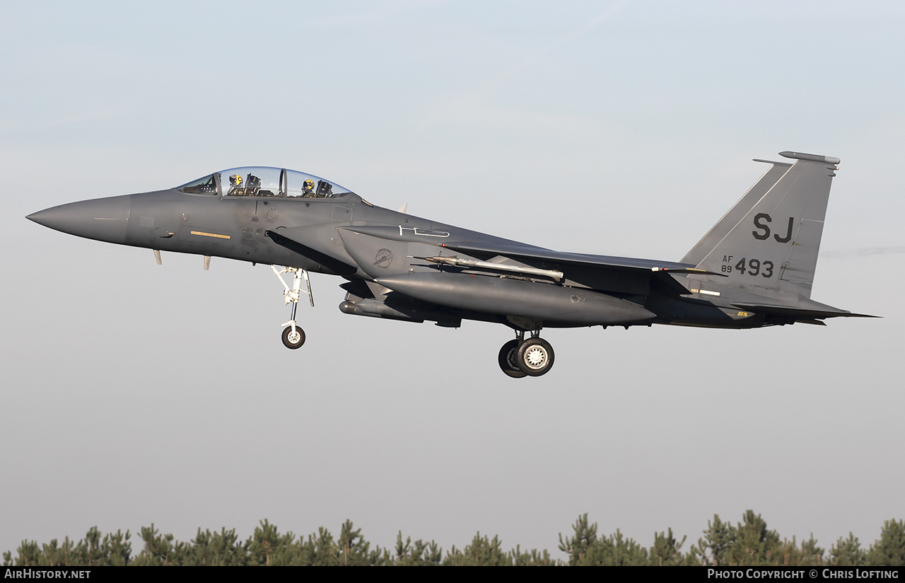 Aircraft Photo of 89-0493 | Boeing F-15E Strike Eagle | USA - Air Force | AirHistory.net #424511