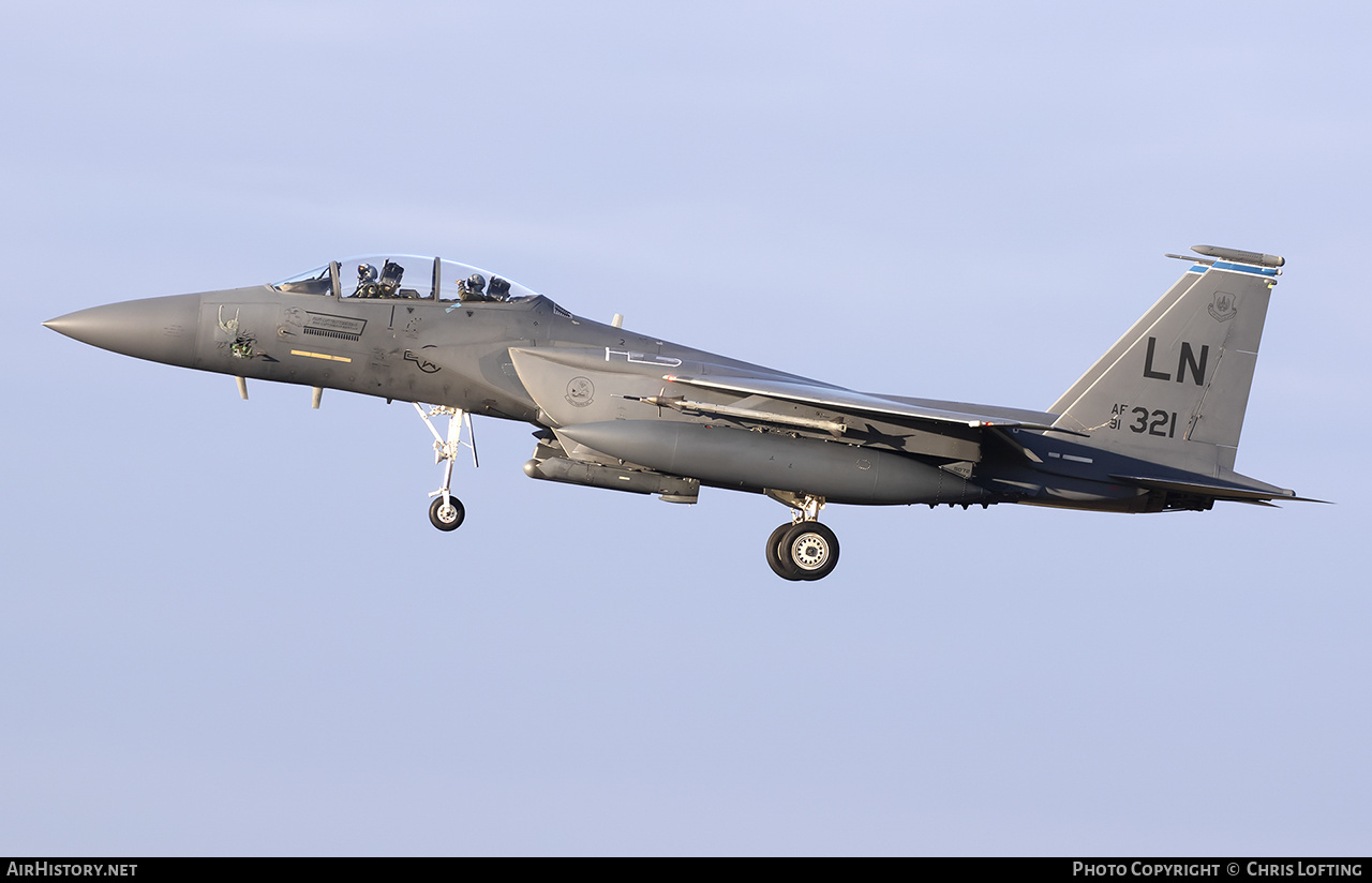 Aircraft Photo of 91-0321 / AF91-321 | Boeing F-15E Strike Eagle | USA - Air Force | AirHistory.net #424513