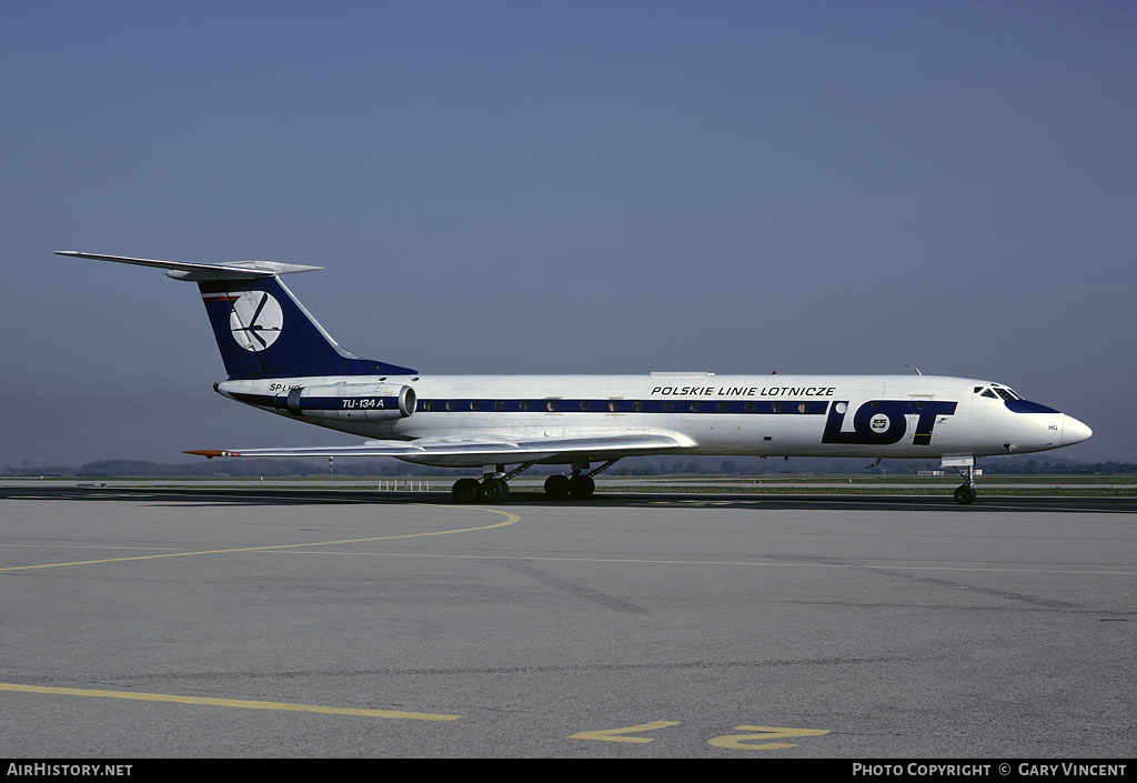 Aircraft Photo of SP-LHG | Tupolev Tu-134AK | LOT Polish Airlines - Polskie Linie Lotnicze | AirHistory.net #424518