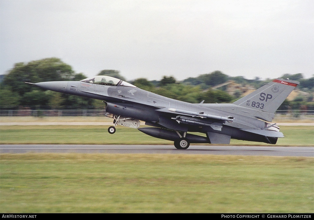Aircraft Photo of 90-0833 / AF90-833 | Lockheed F-16CJ Fighting Falcon | USA - Air Force | AirHistory.net #424525