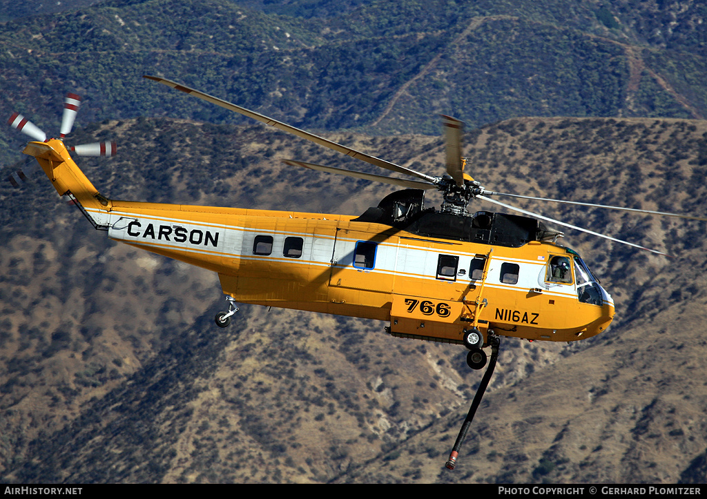 Aircraft Photo of N116AZ | Sikorsky S-61N Shortsky | Carson Helicopters | AirHistory.net #424526