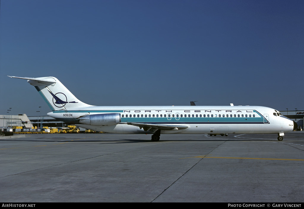Aircraft Photo of N963N | McDonnell Douglas DC-9-31 | North Central Airlines | AirHistory.net #424536