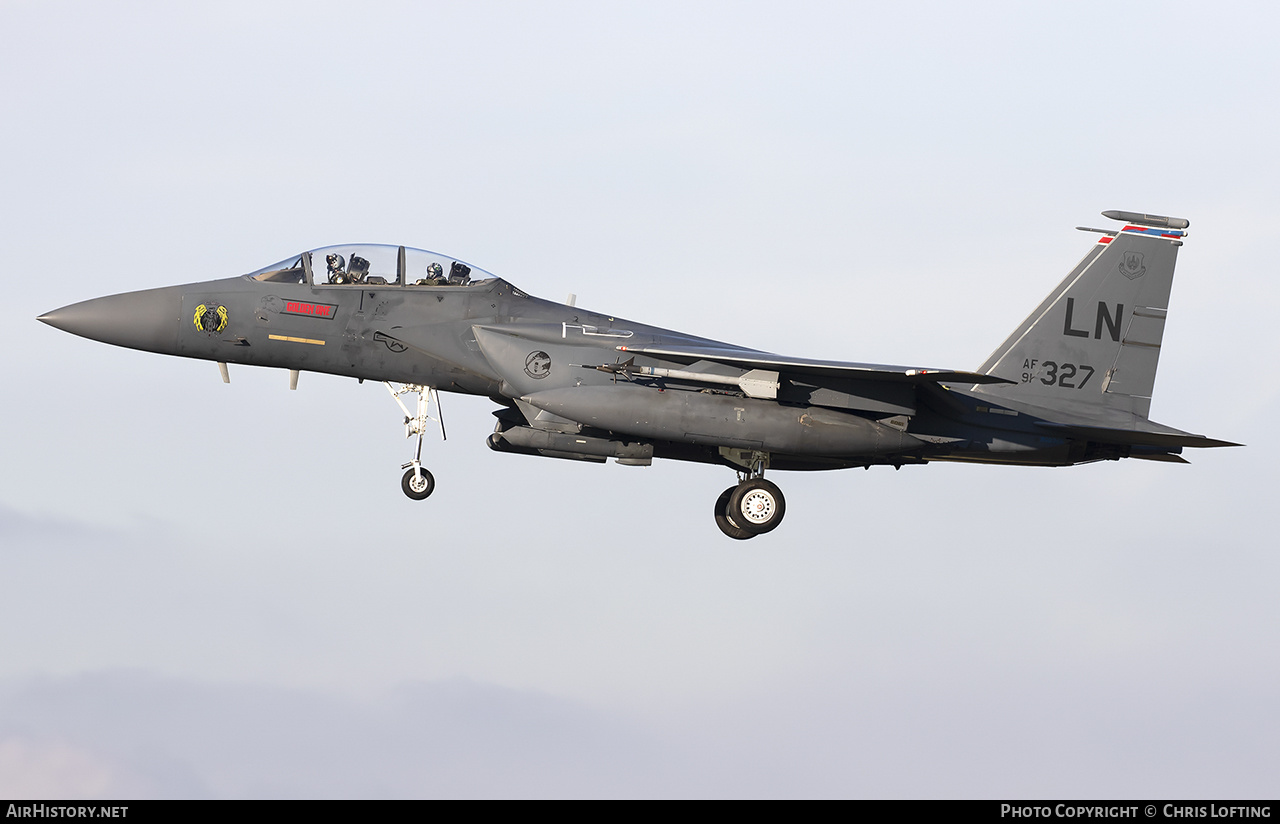 Aircraft Photo of 91-0327 / AF91-327 | McDonnell Douglas F-15E Strike Eagle | USA - Air Force | AirHistory.net #424539