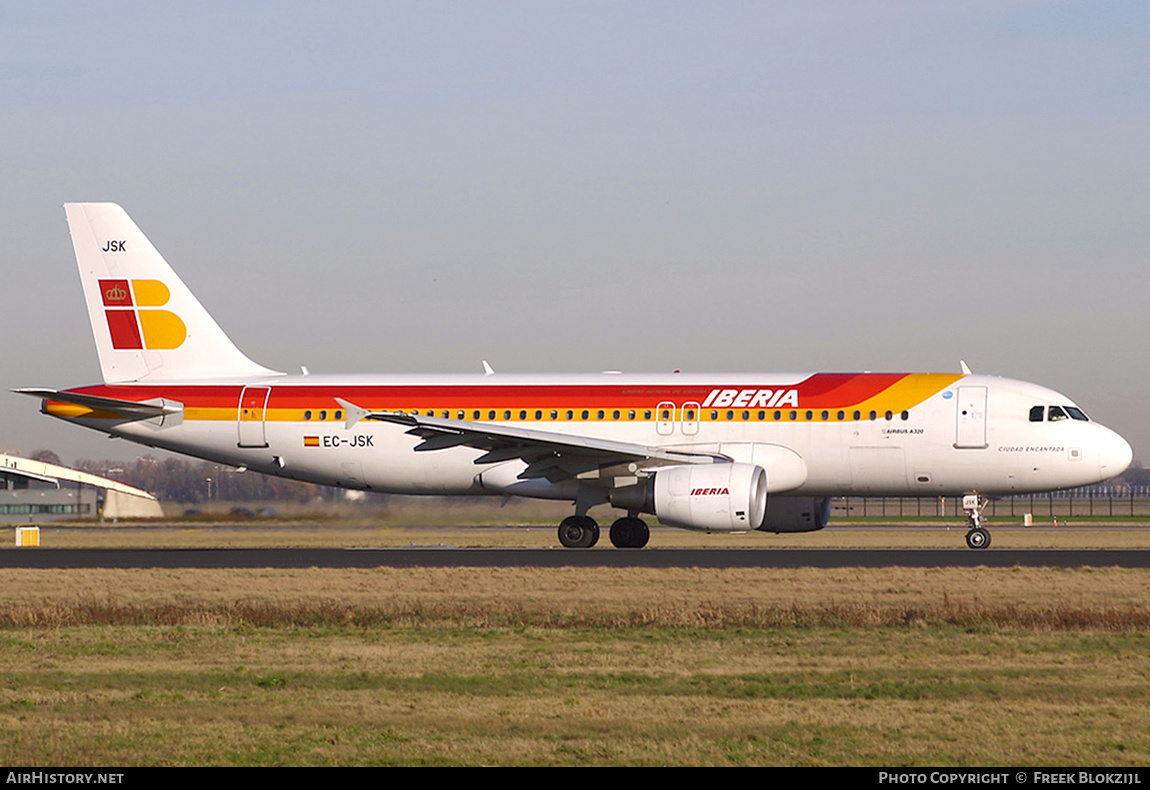 Aircraft Photo of EC-JSK | Airbus A320-214 | Iberia | AirHistory.net #424546
