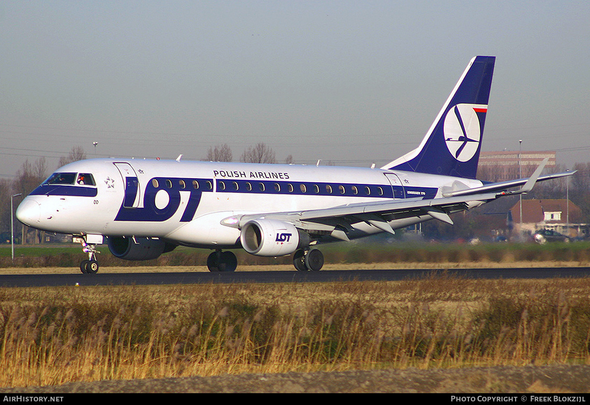 Aircraft Photo of SP-LDD | Embraer 170STD (ERJ-170-100STD) | LOT Polish Airlines - Polskie Linie Lotnicze | AirHistory.net #424552