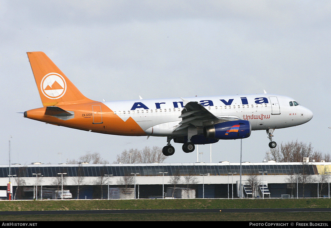 Aircraft Photo of EK32011 | Airbus A319-132 | Armavia | AirHistory.net #424555
