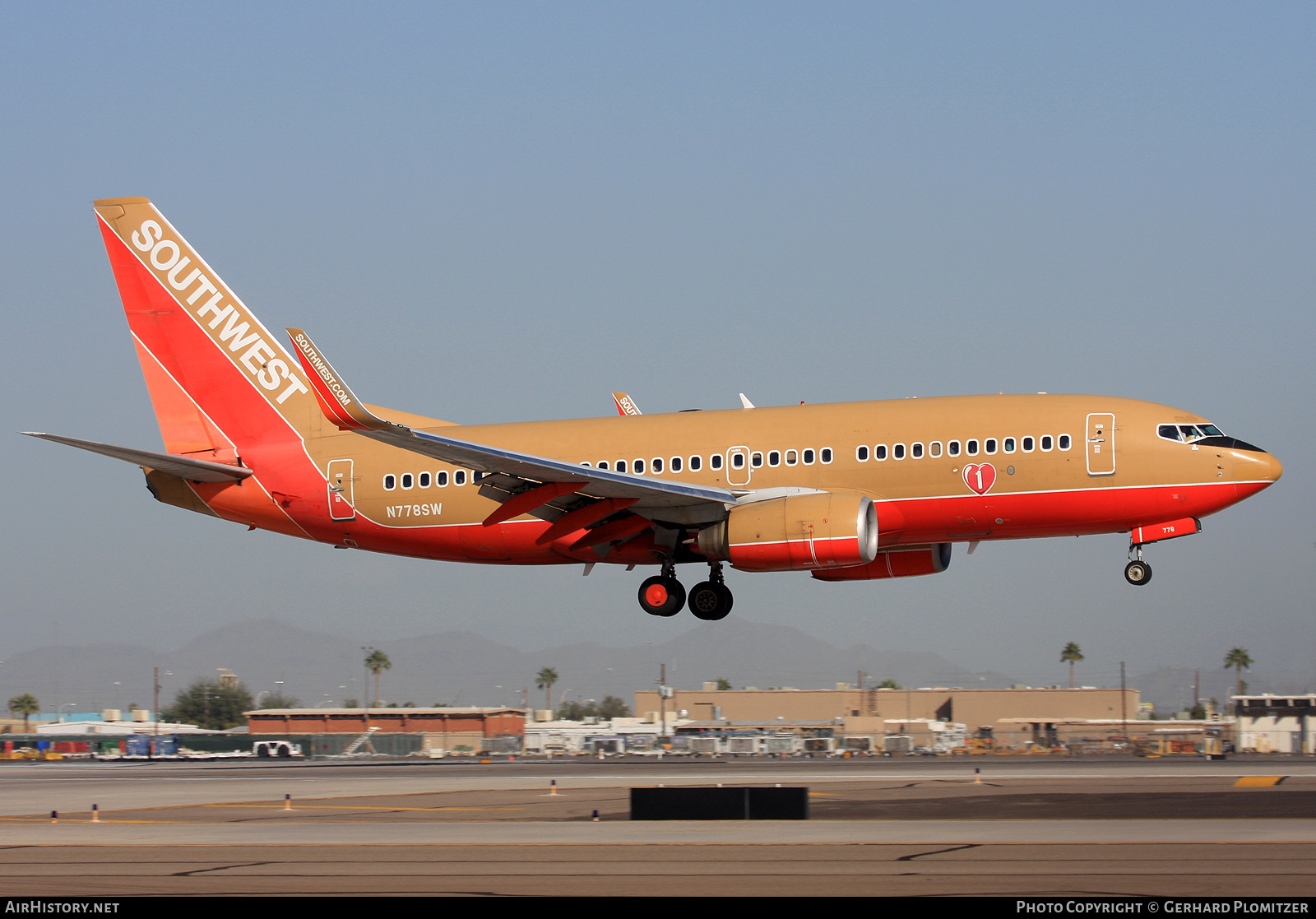 Aircraft Photo of N778SW | Boeing 737-7H4 | Southwest Airlines | AirHistory.net #424570