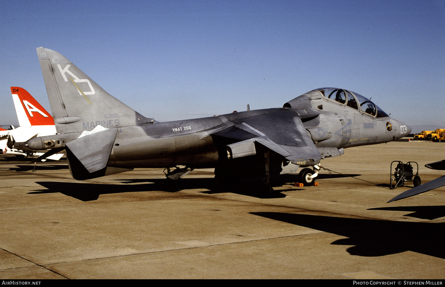 Aircraft Photo of 163180 | McDonnell Douglas TAV-8B Harrier II | USA - Marines | AirHistory.net #424576