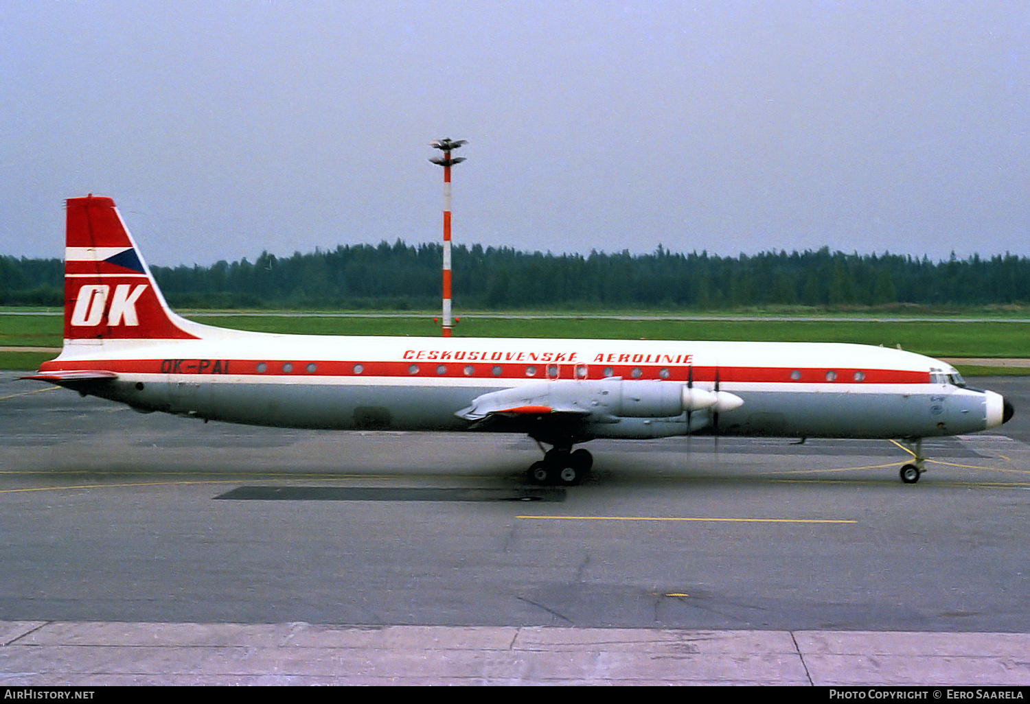 Aircraft Photo of OK-PAI | Ilyushin Il-18V | ČSA - Československé Aerolinie - Czechoslovak Airlines | AirHistory.net #424597