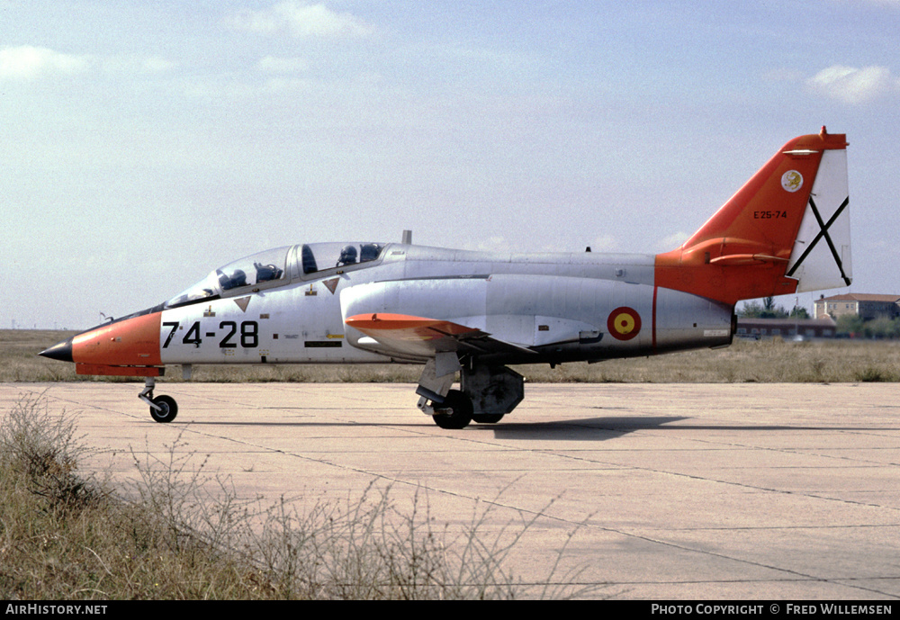 Aircraft Photo of E25-74 | CASA C101EB Aviojet | Spain - Air Force | AirHistory.net #424603