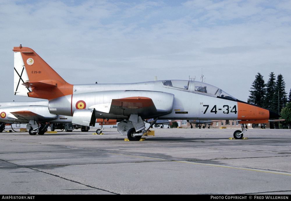 Aircraft Photo of E.25-81 | CASA C101EB Aviojet | Spain - Air Force | AirHistory.net #424609