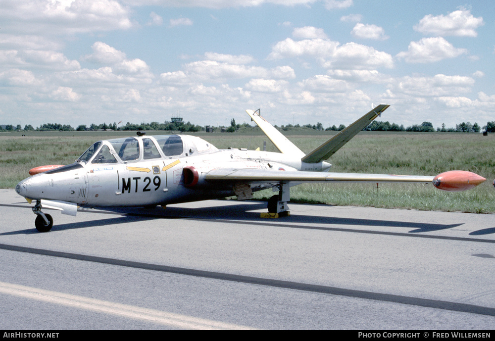 Aircraft Photo of MT29 | Fouga CM-170R Magister | Belgium - Air Force | AirHistory.net #424618